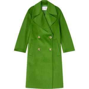 LK Bennett Amor Double Breasted Wool Coat